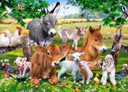 Castor Puzzle 100 elementów Zwierzęta na farmie