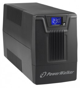 PowerWalker Zasilacz awaryjny UPS POWERWALKER LINE-INTERACTIVE 800VA SCL 2X PL 230V, RJ11/45 IN/OUT, USB, LCD