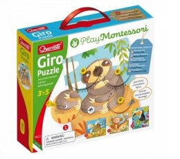 Quercetti Puzzle zwierzęce Montessori