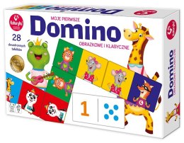 Promatek Gra Domino obrazkowe i klasyczne Kukuryku