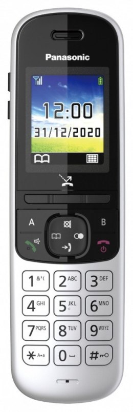 Panasonic Telefon bezprzewodowy KX-TGH710PDS Dect Srebrny