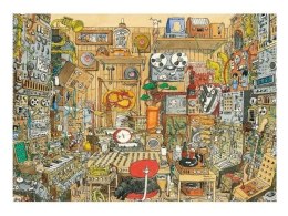 Heye Puzzle 1000 elementów Szalone studio muzyczne, Adolfsson Mattias (Puzzle+plakat)