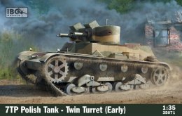 Ibg Model do sklejania 7TP Polish Tank-Twin Turret Early Production