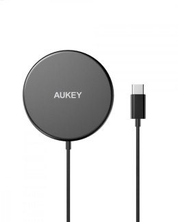 AUKEY LC-A1 Black ładowarka bezprzewodowa MagSafe Qi 15W USB C