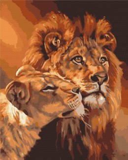 Symag Obraz Paint it! Malowanie po numerach. Miłość lwów