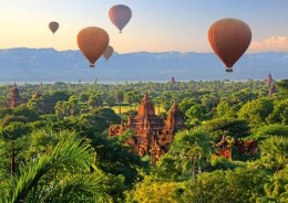Schmidt Puzzle 1000 elementów Balony nad Mandalaj / Mjanmar