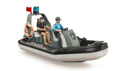 BRUDER Pojazd Policyjna łódź z 2 figurkami i modułem
