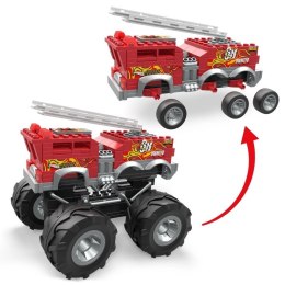 Mega Bloks Klocki Mega Hot Wheels Monster Trucks 5-Alarm + łazik ATV Pojazd do zbudowania