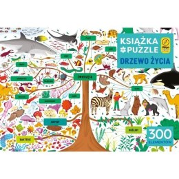 Wilga Play Puzzle 300 elementów + Książka - Drzewo życia