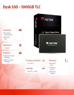 AFOX Dysk SSD - 1000GB TLC