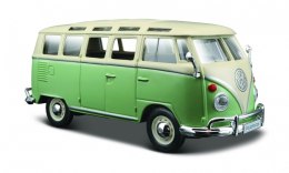 Maisto Model kompozytowy Volkswagen Van Samba beżowo-zielony