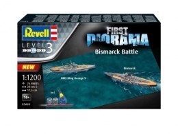 Revell Model plastikowy First Diorama Set Bismarck Battle