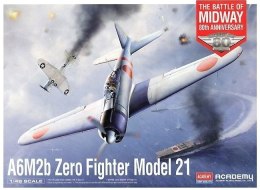 Academy Model plastikowy Samolot A6M2B Zero Fighter 21 1/48
