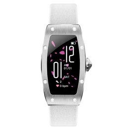 Kumi Smartwatch K18 Svarovski 1.14 cala 80 mAh srebrny
