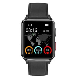 Kumi Smartwatch KU5 Pro 1.7 cala 200 mAh czarny