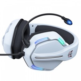 Onikuma Słuchawki gamingowe X27 RGB białe (przewodowe)