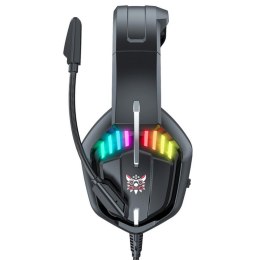 Onikuma Słuchawki gamingowe X28 RGB czarne (przewodowe)