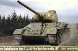 Academy Model plastikowy T-34/85 Ural Tank Factory No. 183 PL