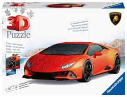 Ravensburger Polska Puzzle 108 elementów 3D Pojazdy Lamborghini Huracan Evo Arancio