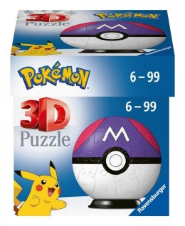 Ravensburger Polska Puzzle 54 elementy 3D Kula Pokemon Master Ball