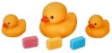 Hencz Toys Kaczki do kąpieli z tabletkami barwiącymi wodę