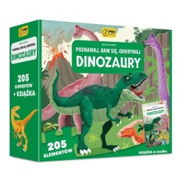 Wilga Play Puzzle 205 elementów Dinozaury. Poznawaj, baw się, odkrywaj