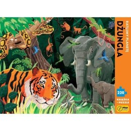 Wilga Play Puzzle 220 elementów Dżungla Ratujmy planetę