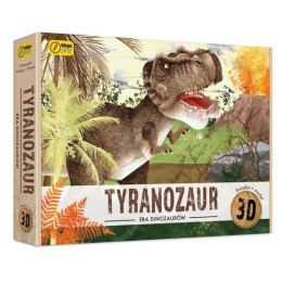 Wilga Play Puzzle 3D i książka Tyranozaur