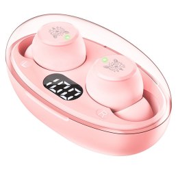 Onikuma Słuchawki bezprzewodowe douszne gamingowe T305 różowe
