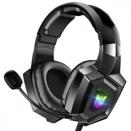 Onikuma Słuchawki gamingowe K8 RGB czarne (przewodowe)