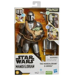Hasbro Figurka Star Wars Galactic Action Mandalorian i Grogu