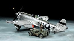 Tamiya Model plastikowy P-47D Thunderbolt Bubbletop + 1/4-Ton 4x4