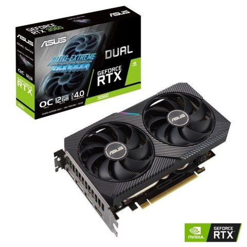 ASUS Karta VGA Asus GeForce RTX 3060 DUAL-RTX3060-O12G-V2 12GB GDDR6 192bit HDMI+3xDP PCIe4.0