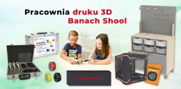Banach 3D Zestaw Pracownia Druku Banach 3D z 5-letnią gwarancją, 5-letnim dostępem do Ekosystemu + 16kg filamentów