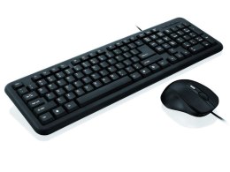 IBOX Zestaw przewodowy klawiatura + mysz iBOX Office Kit II czarny