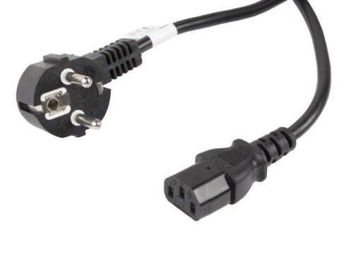 LANBERG Kabel zasilający Lanberg CEE 7/7 -> IEC 320 C13 10m VDE czarny