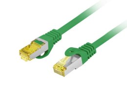 LANBERG Patchcord Lanberg FTP kat.6A 0,25m LSZH CU fluke passed zielony