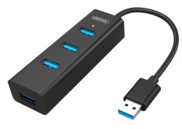 UNITEK Hub USB Unitek Y-3089 4xUSB 3.0 czarny