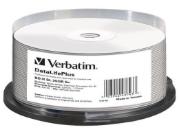 VERBATIM BD-R Verbatim 25GB X6 DL+ printable thermal NO ID (Cake 25)