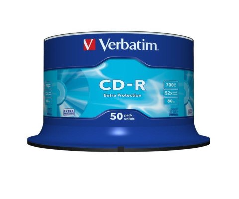 VERBATIM CD-R Verbatim 52x 700MB (Cake 50) EXTRA PROTECTION