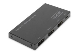 Digitus Rozdzielacz (Splitter) DIGITUS Ultra Slim HDMI 1x2, 4K 60Hz 3D HDR, HDCP 2.2, 18 Gbps, Micro USB