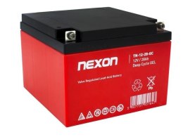 Nexon Akumulator żelowy Nexon TN-GEL 12V 28Ah long life (12l) - głębokiego rozładowania i pracy cyklicznej