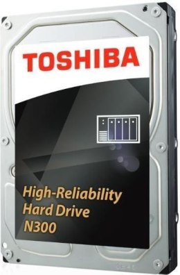 TOSHIBA Dysk Toshiba N300 HDWG11AUZSVA 10TB 3,5" 7200 256MB SATA III NAS BULK
