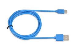 IBOX Kabel USB iBOX IKUMTCB TYP-C, 1m, 3A Niebieski