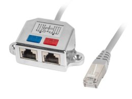 LANBERG Kabel rozdzielacz LAN Lanberg RJ-45 na 2xRJ-45 FTP (2 urządzenia na 1 kablu)