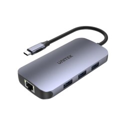 UNITEK Hub USB Unitek D1071A N9+ USB-C HDMI, PD 100W, czytnik kart