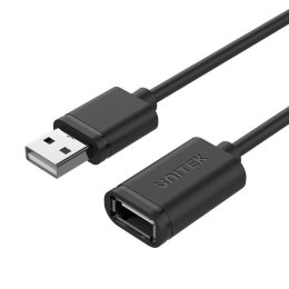 UNITEK Kabel Unitek Y-C449GBK przedłużacz USB 2.0 AM-AF 1,5m