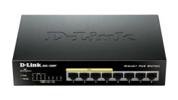D-LINK Switch niezarządzalny D-Link 8-portowy DGS-1008P PoE 10/100/1000 Gigabit