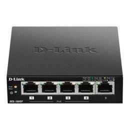 D-LINK Switch niezarządzalny D-Link DES-1005P 5x10/100 Mb/s PoE