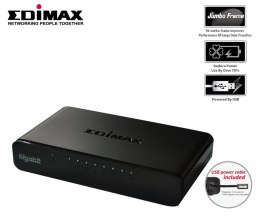 EDIMAX TECHNOLOGY Switch niezarządzalny Edimax ES-5800G V3 8x10/100/1000 Mbps USB